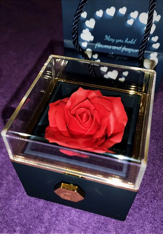 Roterende Rose gaveæske