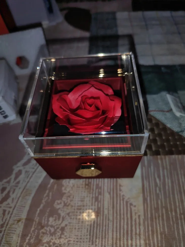 Roterende Rose gaveæske