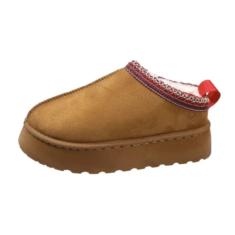Vinter Cashmere Sne Flade Støvler