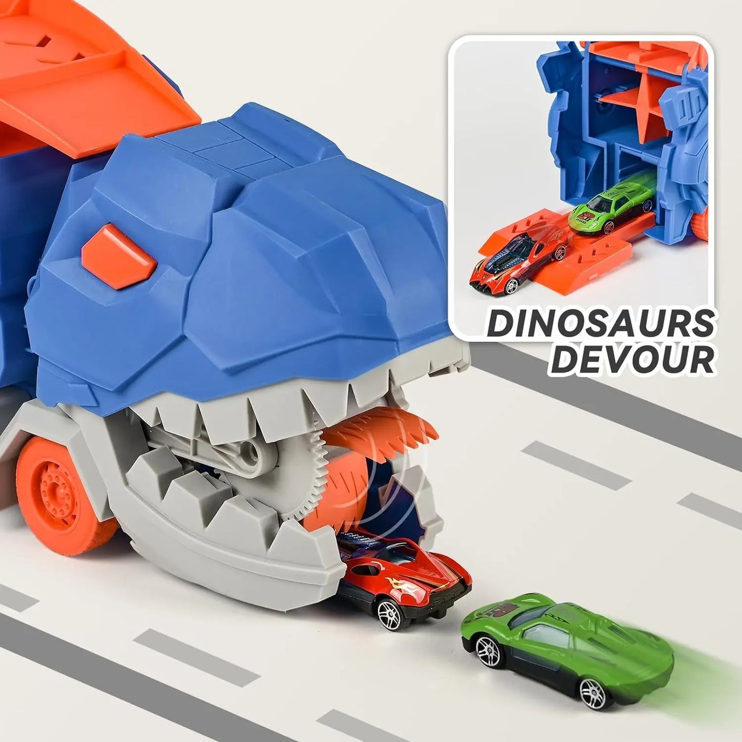 Dino Transformer Kæmpelastbil Legesæt