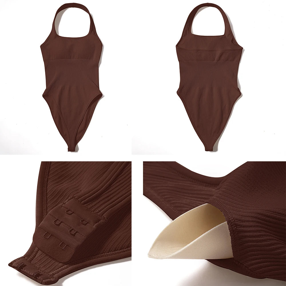 Flatterende Slank Kropsformende Bodysuit