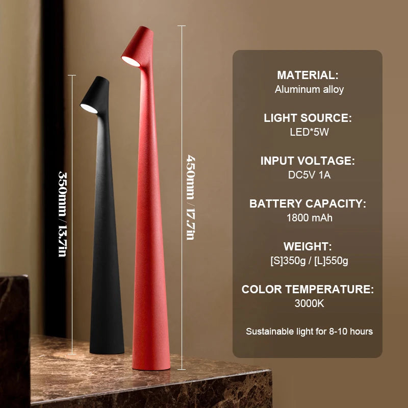 NORDIC LED minimalistisk bordlampe
