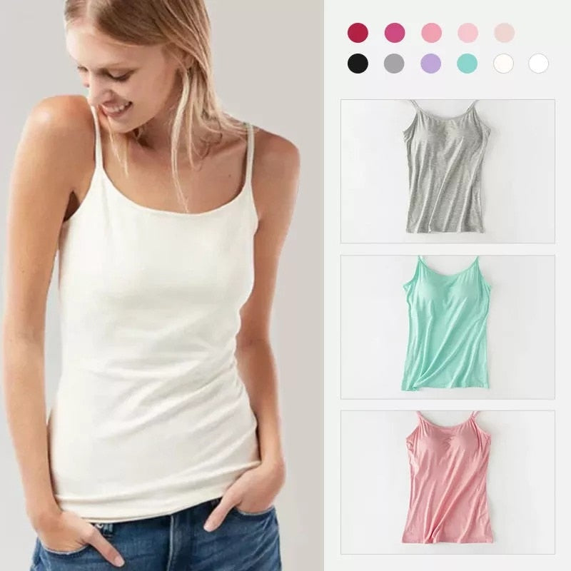 Tank Top med indbygget BH