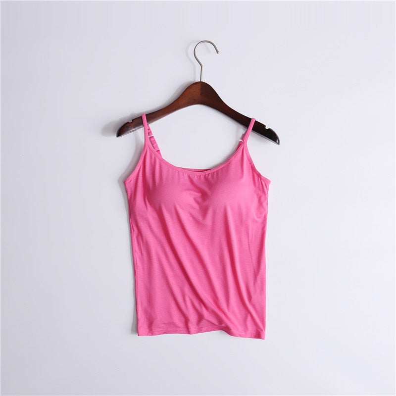Tank Top med indbygget BH