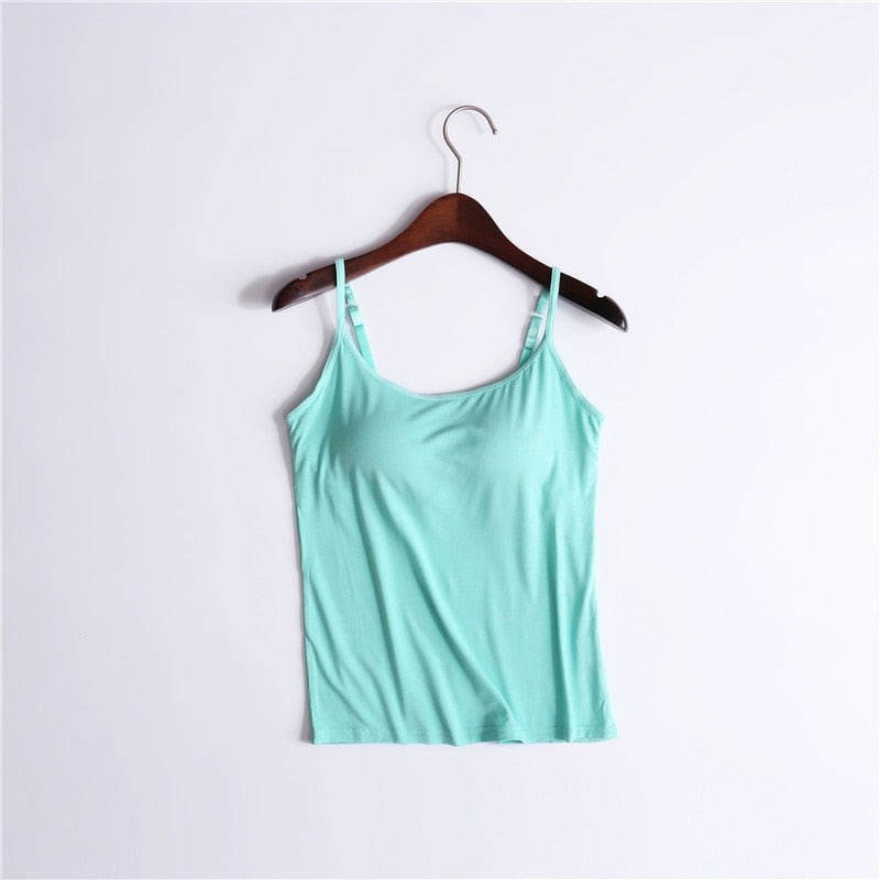 Tank Top med indbygget BH