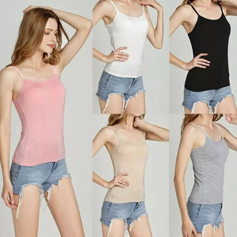 Tank Top med indbygget BH