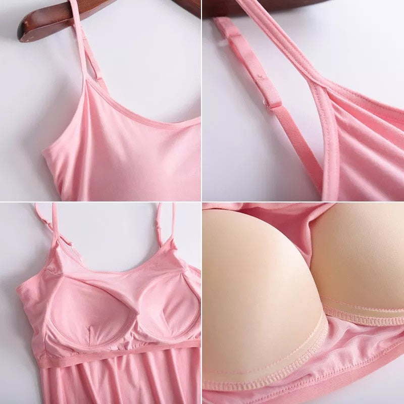 Tank Top med indbygget BH