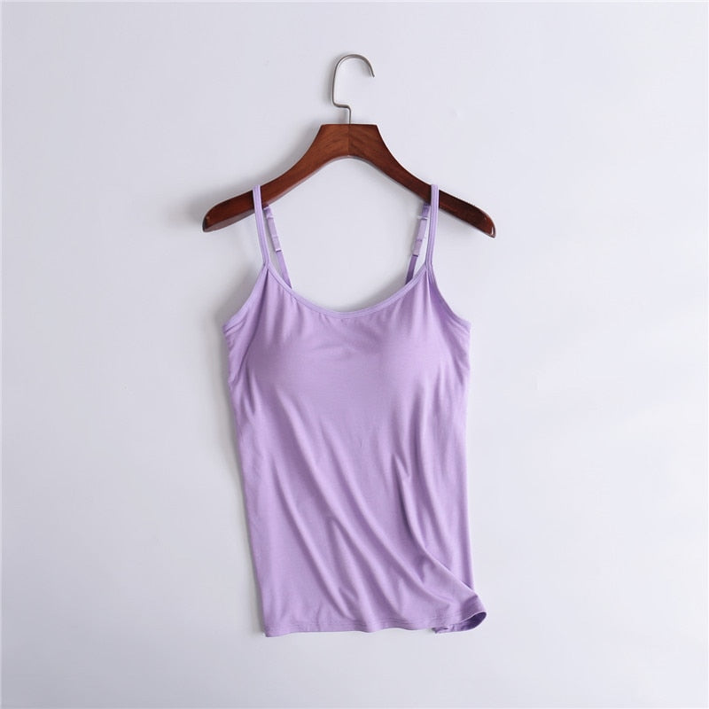 Tank Top med indbygget BH