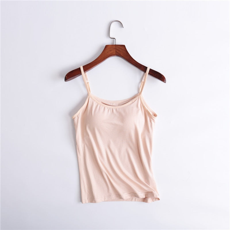 Tank Top med indbygget BH