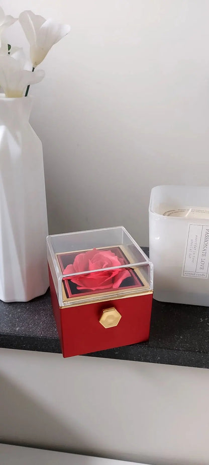 Roterende Rose gaveæske