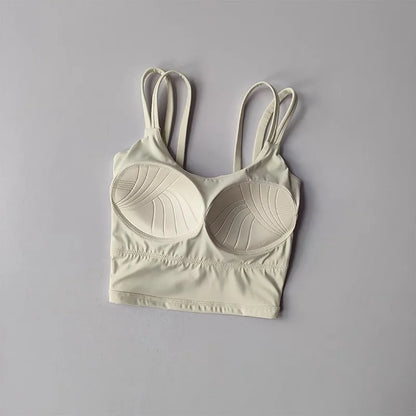 Sporty Luxe Push-Up Yoga Bra