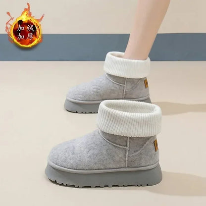Vinter Kvinde Slip-On Varmestøvler