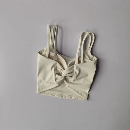 Sporty Luxe Push-Up Yoga Bra