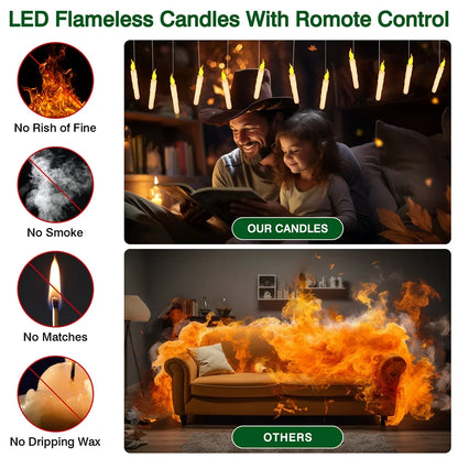 Magiske Flydende LED Stearinlys