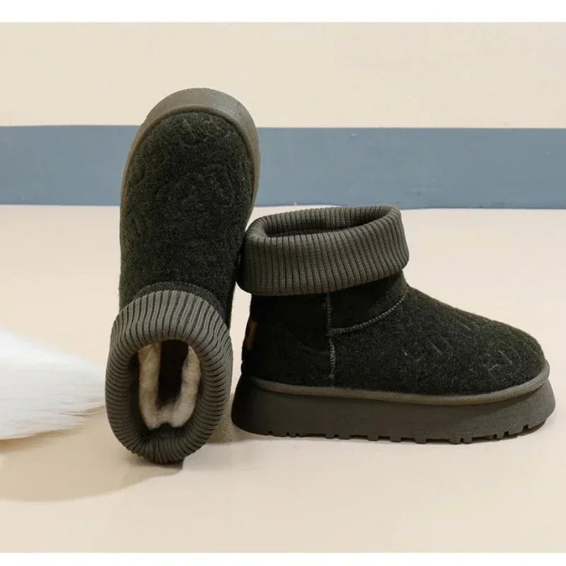 Vinter Kvinde Slip-On Varmestøvler